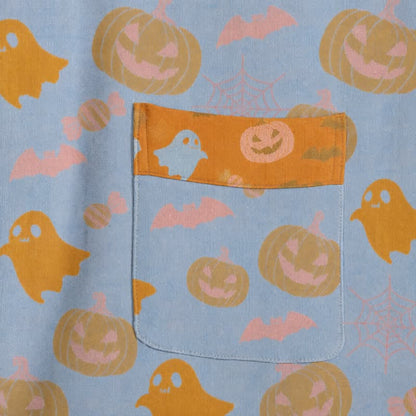 Ownkoti Multi‑Color Pumpkin Halloween Cotton Kimono Robe - image 9