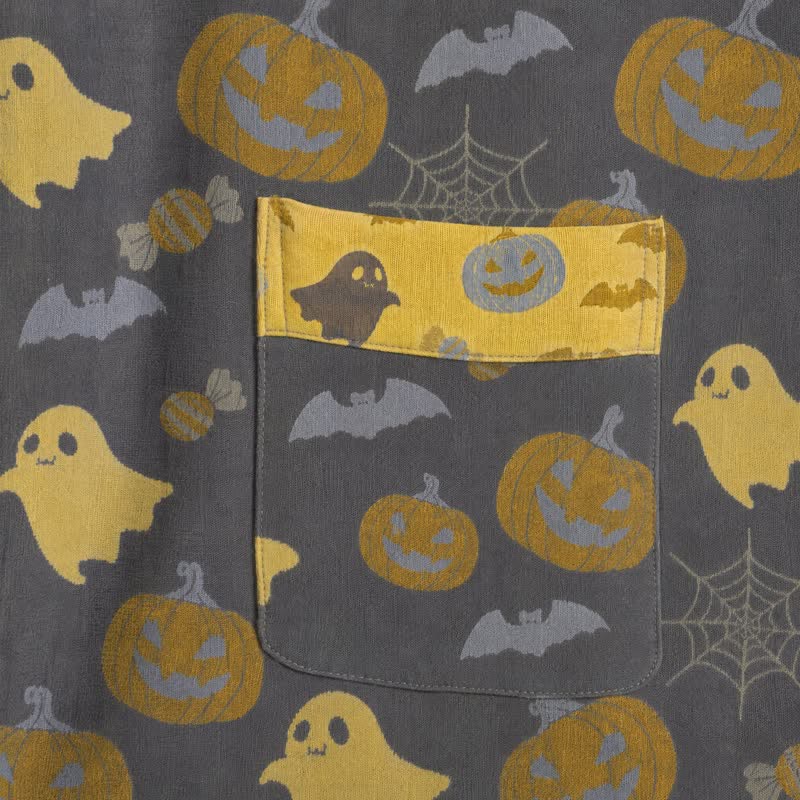 Ownkoti Multi‑Color Pumpkin Halloween Cotton Kimono Robe - image 19