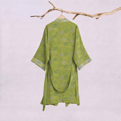 Ownkoti Multi‑Color Pumpkin Halloween Cotton Kimono Robe - image 21