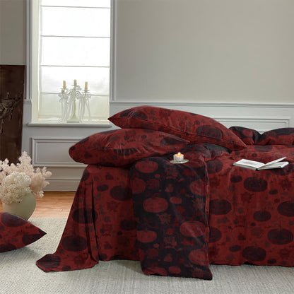 Ownkoti Halloween Pumpkin Monster Cotton Bedding Set - image 6