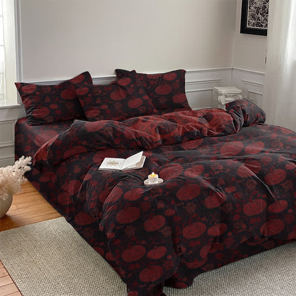 Ownkoti Halloween Pumpkin Monster Cotton Bedding Set - image 12