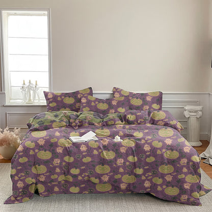 Ownkoti Halloween Pumpkin Monster Cotton Bedding Set - image 22
