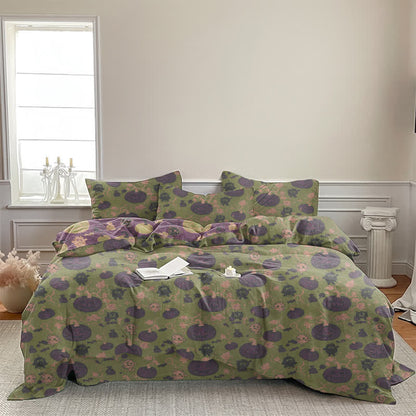 Ownkoti Halloween Pumpkin Monster Cotton Bedding Set - image 31