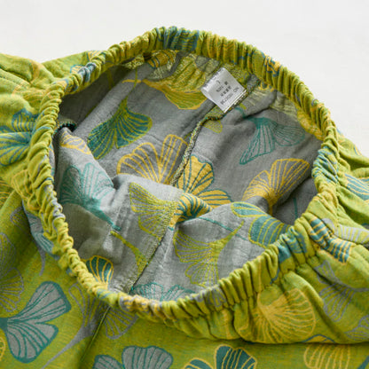Ownkoti Nature‑Inspired Ginkgo Leaf Cotton Loungewear Set - image 8