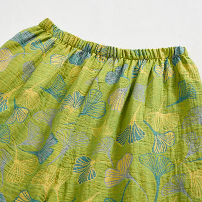 Ownkoti Nature‑Inspired Ginkgo Leaf Cotton Loungewear Set - image 7