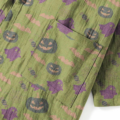 Ownkoti Halloween Ghost Pumpkin Cotton Kimono Pajama Set - image 62