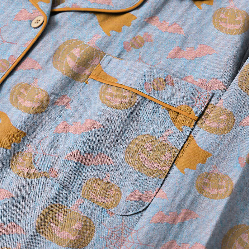 Ownkoti Cute Ghost Pumpkin Cotton Loungewear Set - image 10