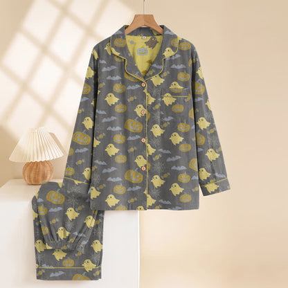 Ownkoti Cute Ghost Pumpkin Cotton Loungewear Set - image 19
