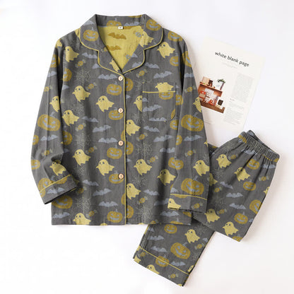 Ownkoti Cute Ghost Pumpkin Cotton Loungewear Set - image 20