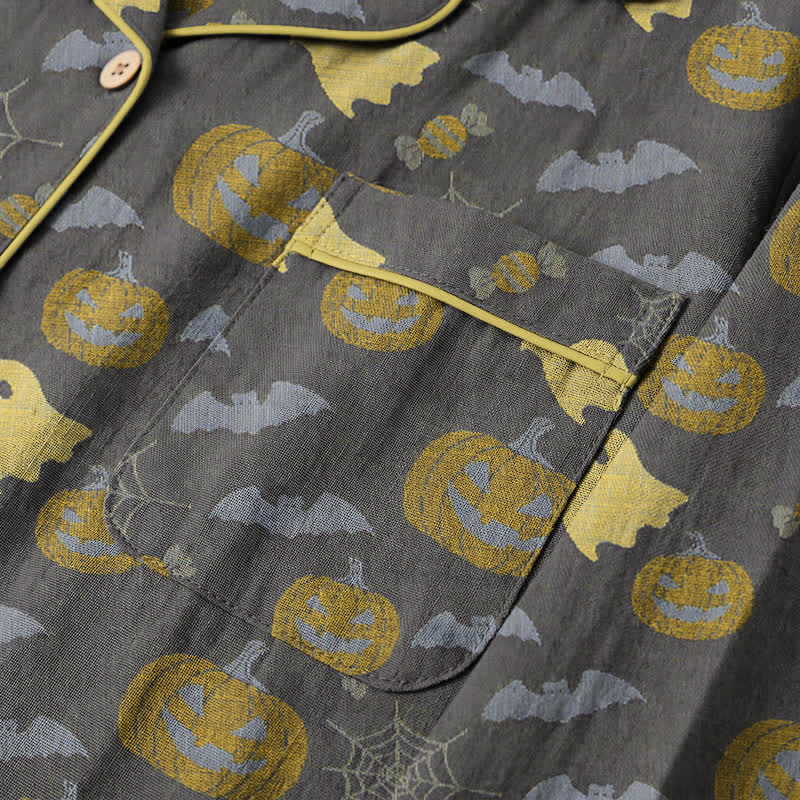 Ownkoti Cute Ghost Pumpkin Cotton Loungewear Set - image 22