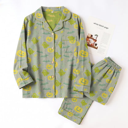 Ownkoti Cute Ghost Pumpkin Cotton Loungewear Set - image 32