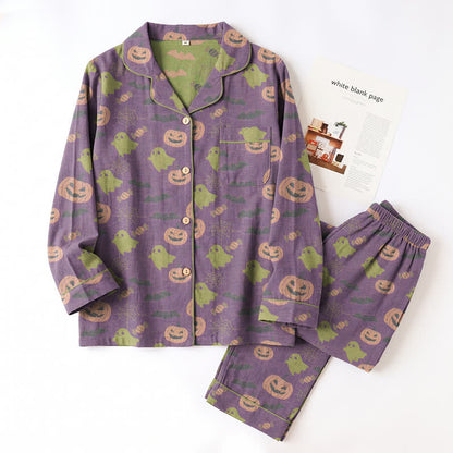 Ownkoti Cute Ghost Pumpkin Cotton Loungewear Set - image 38
