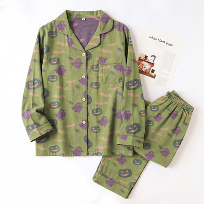Ownkoti Cute Ghost Pumpkin Cotton Loungewear Set - image 44