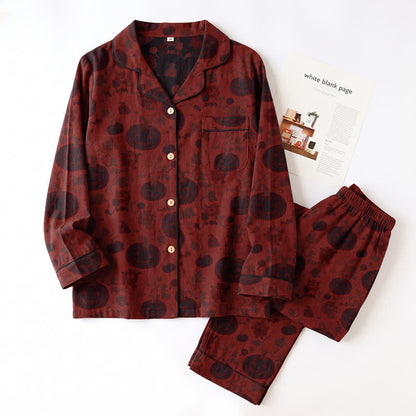 Ownkoti Red Pumpkin Monster Cotton Loungewear Set - image 2
