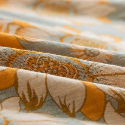 Ownkoti Vintage Sunflower Orange Cotton Bedding Set - image 27