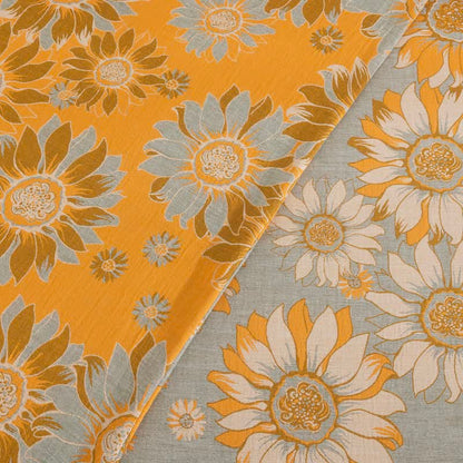 Ownkoti Vintage Sunflower Orange Cotton Bedding Set - image 25