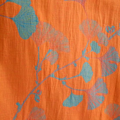 Ownkoti Retro Ginkgo Leaf Cotton Kimono Robe - image 7