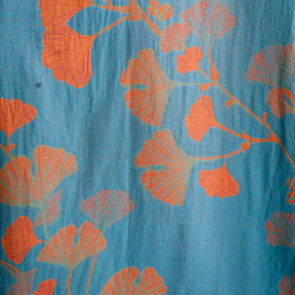Ownkoti Retro Ginkgo Leaf Cotton Kimono Robe - image 15