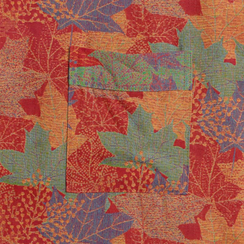 Ownkoti Autumn Maple Leaf Cotton Kimono Robe - image 4