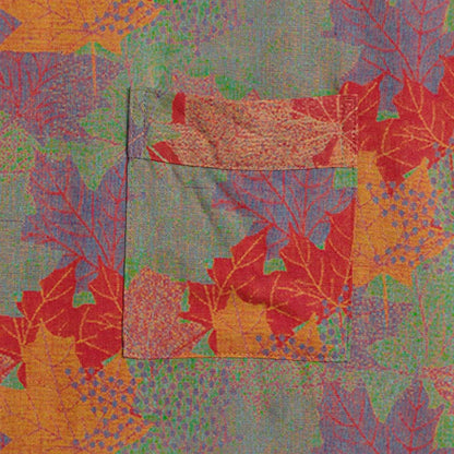 Ownkoti Autumn Maple Leaf Cotton Kimono Robe - image 10