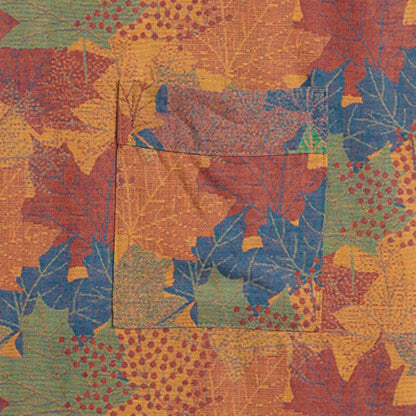 Ownkoti Autumn Maple Leaf Cotton Kimono Robe - image 30