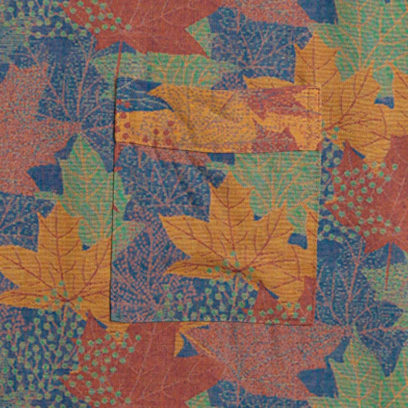 Ownkoti Autumn Maple Leaf Cotton Kimono Robe - image 34