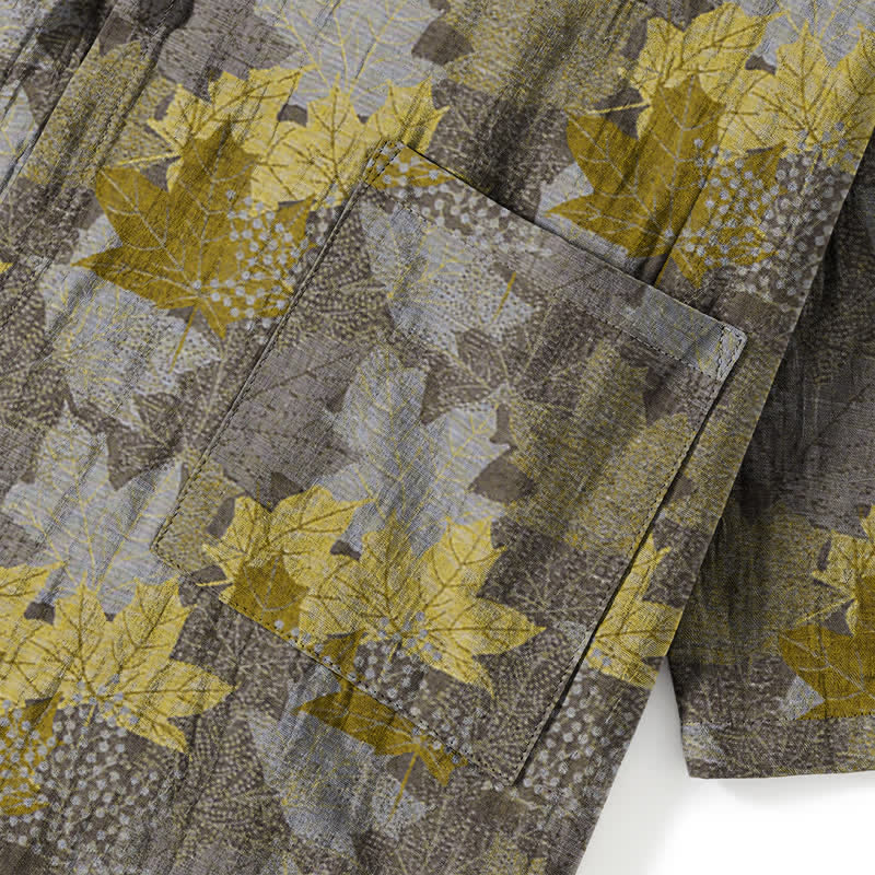 Ownkoti Maple Leaf Cotton Kimono Pajama Set - image 28