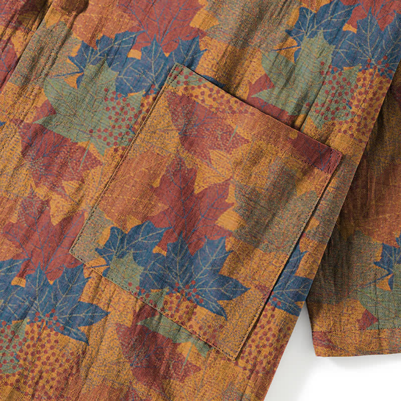Ownkoti Maple Leaf Cotton Kimono Pajama Set - image 20
