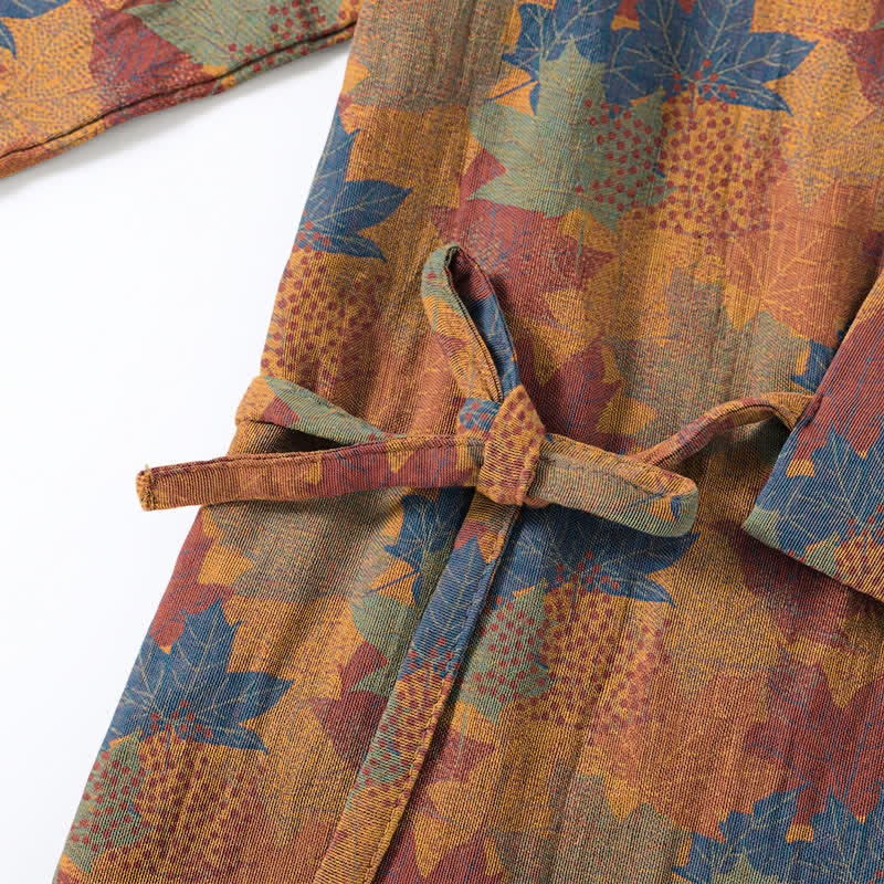 Ownkoti Maple Leaf Cotton Kimono Pajama Set - image 19