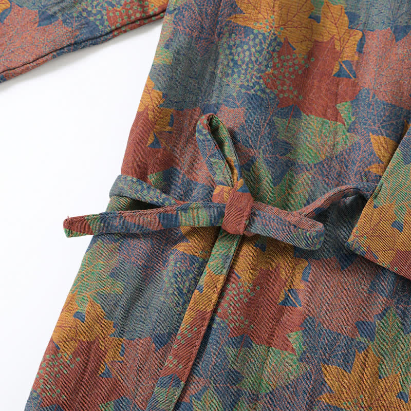 Ownkoti Maple Leaf Cotton Kimono Pajama Set - image 27