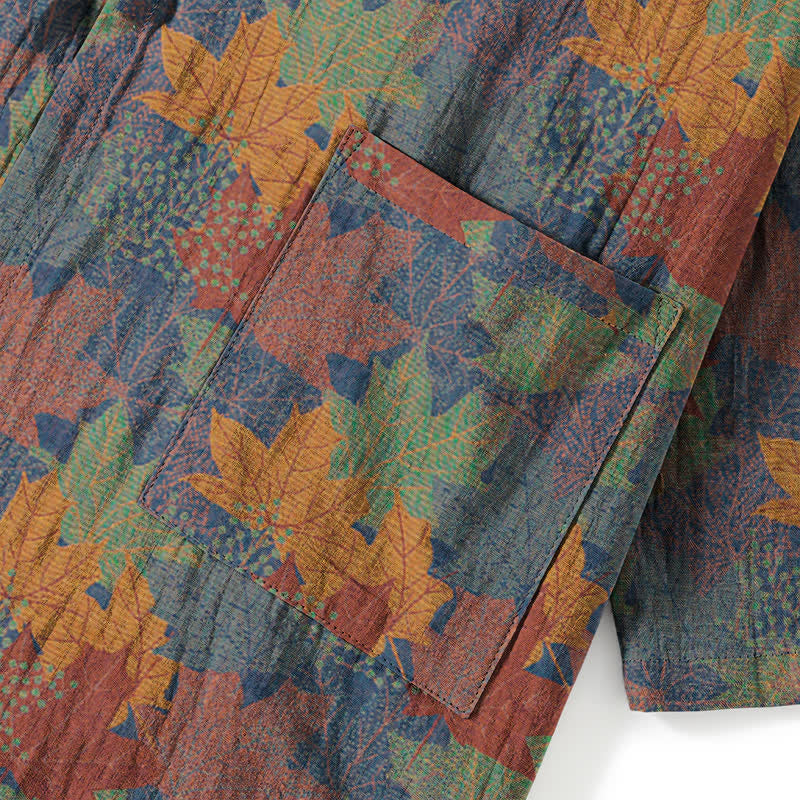 Ownkoti Maple Leaf Cotton Kimono Pajama Set - image 28