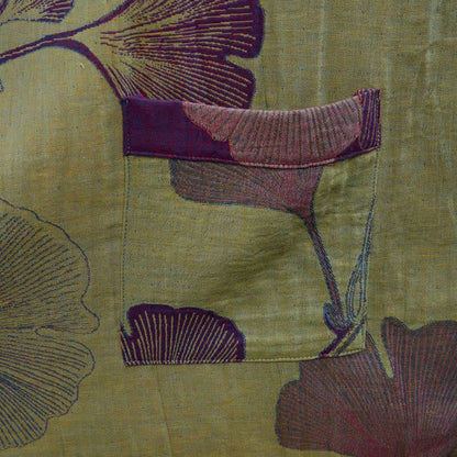 Ownkoti Retro Ginkgo Leaf Cotton Kimono Robe - image 29
