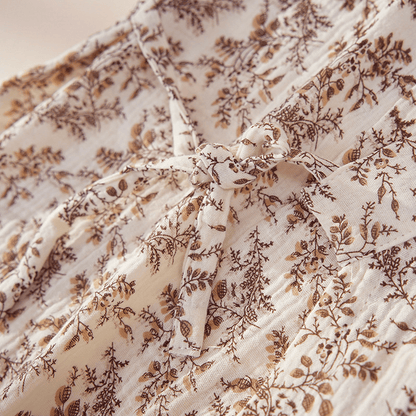 Ownkoti Brown Ditsy Floral Cotton Loungewear Set - image 2