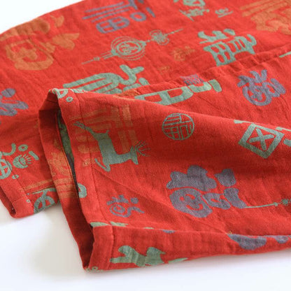 Ownkoti Auspicious Fu Yarn-dyed Cotton Pajama Set - image 9
