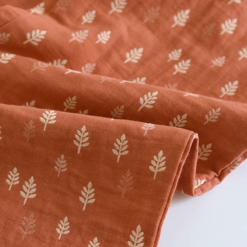 Ownkoti Relaxed Piped Cotton Maple Leaf Loungewear Set - image 9