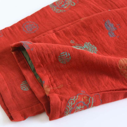 Ownkoti Red Cotton Fortune Pouch Loungewear Set - image 8