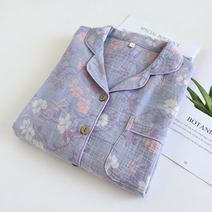 Ownkoti Wisteria Floral Cotton Gauze Sleep Set - image 14