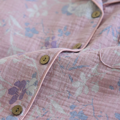 Ownkoti Wisteria Floral Cotton Gauze Sleep Set - image 6