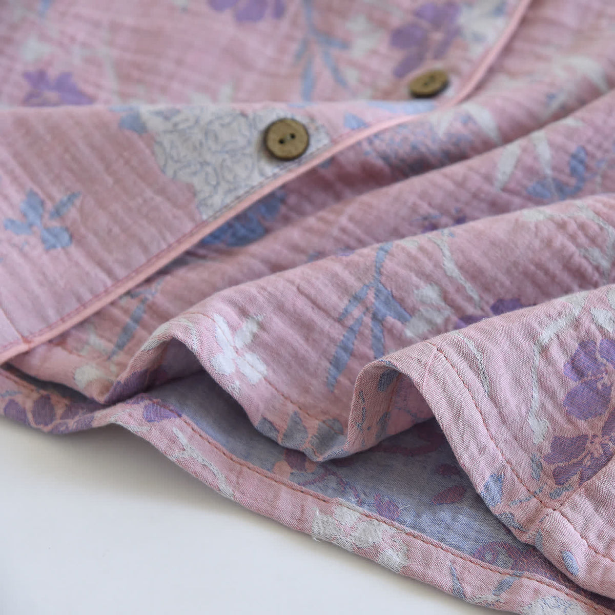 Ownkoti Wisteria Floral Cotton Gauze Sleep Set - image 8