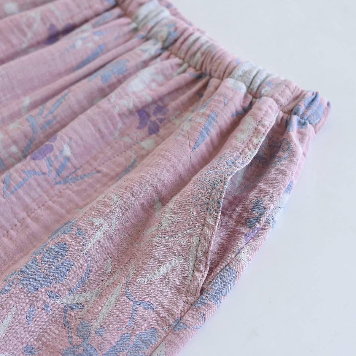 Ownkoti Wisteria Floral Cotton Gauze Sleep Set - image 10