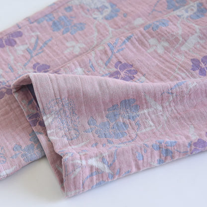 Ownkoti Wisteria Floral Cotton Gauze Sleep Set - image 12