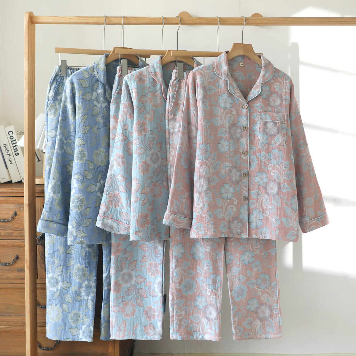 Ownkoti Breezy Floral Cotton Gauze Loungewear Set - image 0