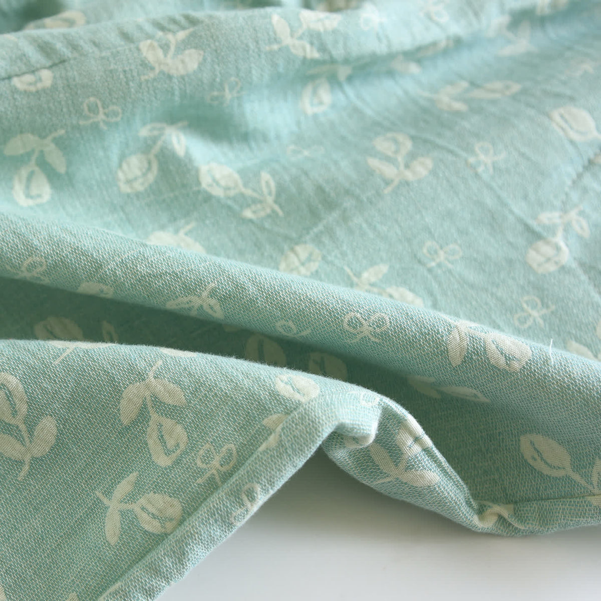 Ownkoti Cotton Gauze Leaf Print Pajama Set - image 12