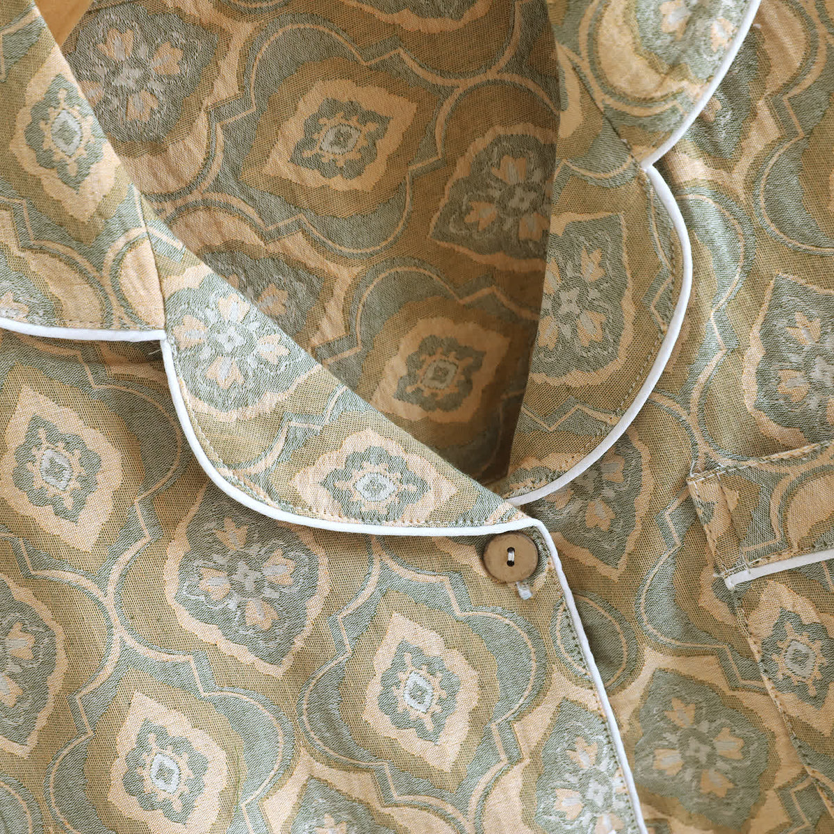 Ownkoti Minimal Cotton Piped Loungewear Set - image 3