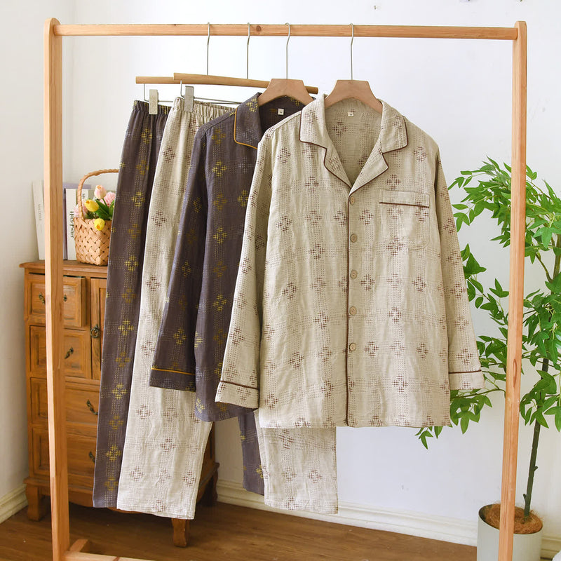 Ownkoti Heritage Cotton Gauze Check Pajama Set - image 0