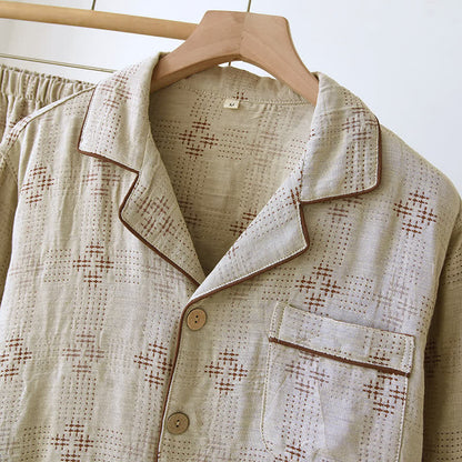 Ownkoti Heritage Cotton Gauze Check Pajama Set - image 3