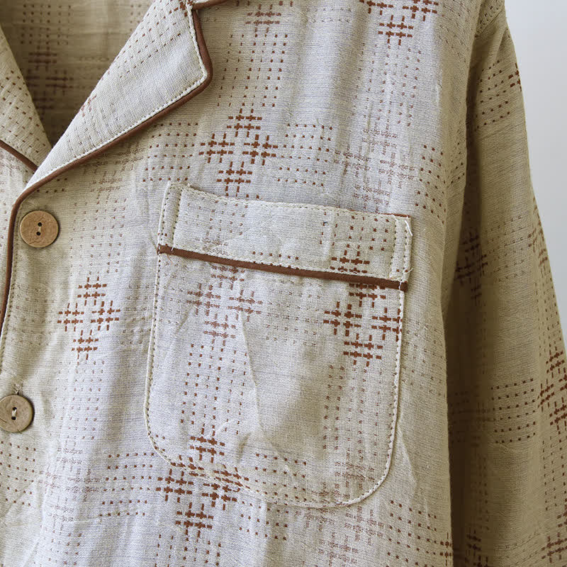 Ownkoti Heritage Cotton Gauze Check Pajama Set - image 4