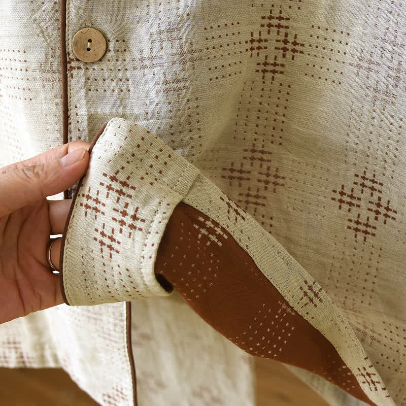 Ownkoti Heritage Cotton Gauze Check Pajama Set - image 6