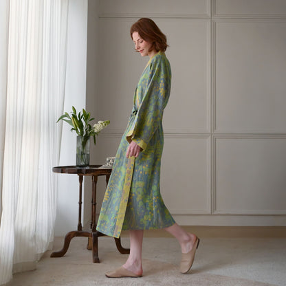 Ownkoti Lotus Organic Cotton Gauze Kimono Robe - image 20