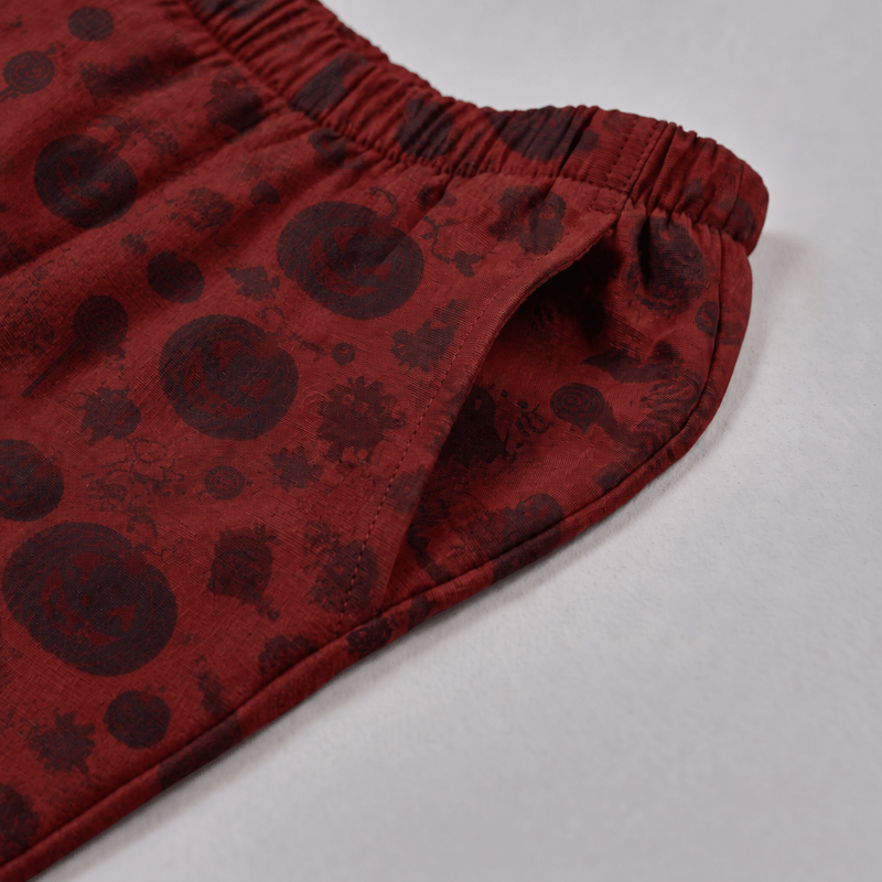 Ownkoti Red Pumpkin Monster Cotton Loungewear Set - image 7